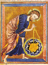 Christ the Geometer from the Bible Moralisee