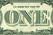 In God We Trust from the back of the One Dollar Bill